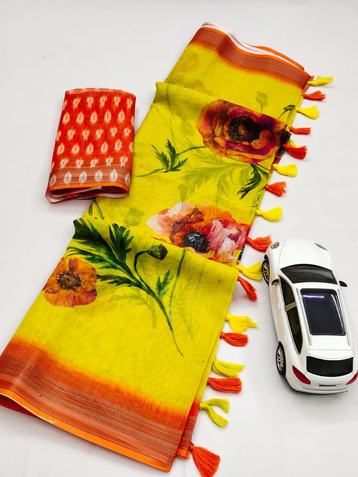 MG233 Printed Daily Wear Sarees Catalog